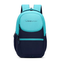 Lavie Sport 29L Atlas Backpack 19 inches Laptop Compatible (Aqua/ Navy Blue)