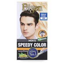 Bigen Men's Speedy Hair Color - Natural Brown 104 (Brown)