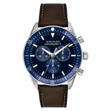Movado HERITAGE Chronograph Blue Round Men Watch - 3650061 (M)