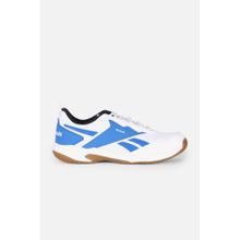 Reebok Men Smash Badminton Shoes White & Blue