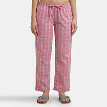 Jockey RX06 Women's Super Combed Cotton Woven Relaxed Fit Pyjama- Wild Rose