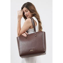 THE GUSTO Coffee Brown Beyond Tote (M)