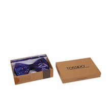Tossido Double Stitch Printed Bowtie & Printed Pocket Square In Box (bowtiehanky51)
