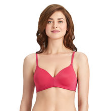 Amante Sculpt Wire Padded High Coverage Bra - Pink