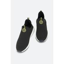 Peter England Men Black Slip Ons