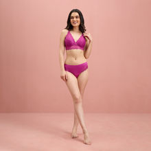 Nykd by Nykaa Sensual Lace Panty Purple NYP348