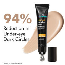 MCaffeine Coffee Under Eye Cream for Dark Circle & Puffiness Reduction with Hyaluronic Acid & Vit E