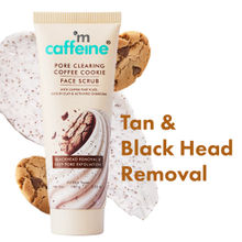 MCaffeine 4.5% Exfoliants Pore Clearing Coffee Cookie Face Scrub Remove Blackheads, Detan & Glow
