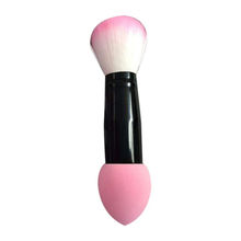 Kazarmaa 2-In-1 Makeup Brush And Sponge - Multicolor