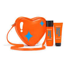Matrix Mega Smooth Shampoo Conditioner Combo For Frizzy Hair with Free Limited Edition Heart Bag