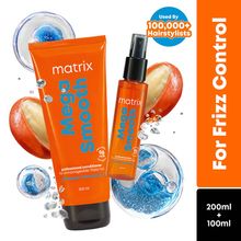 Matrix Mega Smooth Professional Conditioner & Serum For Frizzy Hair, For All Hair Types - Big Pack