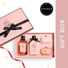 Kimirica Love Story Luxury Bath & Body Care Gift Box, Hamper for All Special Occasions, 100% Vegan