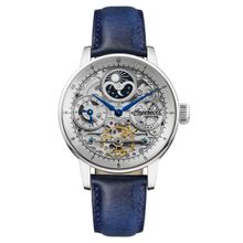 Ingersoll 1892 The Jazz Gents Watch Silver Dial & Blue Leather Strap - I07702