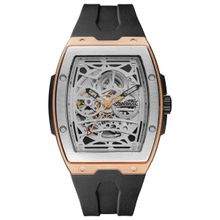 Ingersoll 1892 The Challenger Mens Watch Silver Dial & Black PU Rubber Strap - I12302