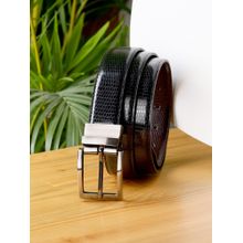 ZEVORA Men Reversible Cobra Black Belt