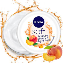 NIVEA Soft Light Moisturizer Cream Playful Peach For Hands And Body