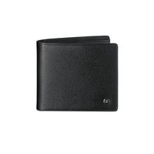 Lapis Bard Belgravia Bifold Coin Pouch Wallet With Additional Card Sleeve - Black