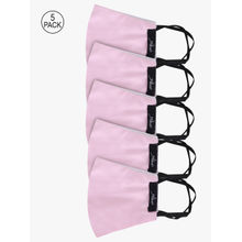 Yelloe Unisex reusable 3 Layer Pollution Mask in Pink (Pack of 5)