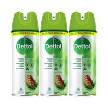 Dettol Original Pine Surface Disinfectant Spray Sanitizer - Pack of 3