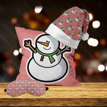 Crazy Corner Pink Snowman Christmas Gift Set
