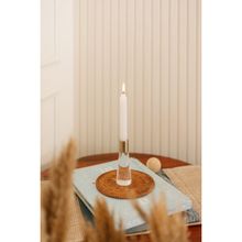 Twig & Twine Auric Crystal Taper Candle Holder Small