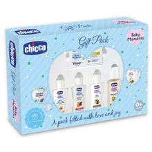 Chicco Baby Moments Caring Gift Set For Babies -Blue