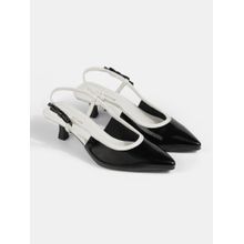 Lemon & Pepper Women Black Kitten Heels