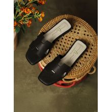 London Rag Women Black Flats