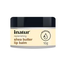 inatur Shea Butter Lip Balm, Nourishing Lip Care with Candelilla Wax & Avocado Oil, Kids Safe