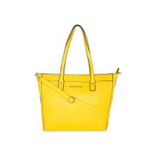 Giordano Yellow Solid Tote Bag