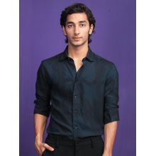 RARE RABBIT Hera Blue Paisley Printed Shirt