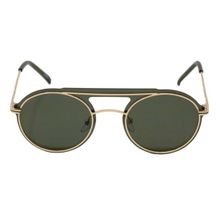 Enrico Stargazer Green UV protected Polarized Round Shape Unisex Sunglasses