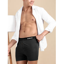Tailor and Circus Men Black Regular Fit Solid Boxers