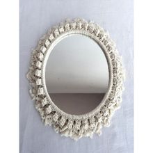Ecofynd Macrame Wall Mirror