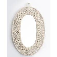 The Decor Mart Macrame Hanging Bohemian Mirror