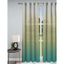 GM Ombre Sheer Curtains 7 Feet Green Shades Curtain