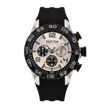 Reaction Kenneth Cole Beige Round Dial Chronograph Watch for Men-KRWGO0070901