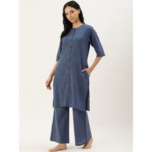 Clt.s Blue Kurta & Palazzo (Set of 2)