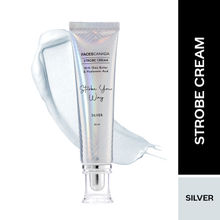 Faces Canada Strobe Cream, Silver - Primer + Highlighter + Moisturizer With Hyaluronic Acid