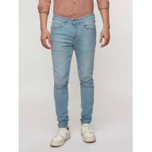 Crocodile Men Slim Tapered Classic Light Blue Denim Jeans