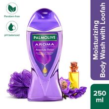 Palmolive Iris & Ylang Ylang Essential Oil Aroma Absolute Relax, Free loofah, Body Wash