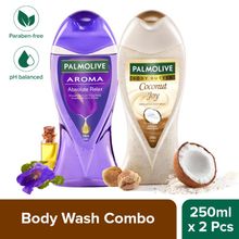 Palmolive Aroma Absolute Relax Shower Gel & Coconut Joy Exfoliating Body Wash Combo