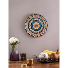 KOLOROBIA Meditative Mandala Decorative Wall Plates 8 Inch