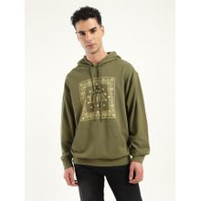 Levi's Mens Solid Green Hoodie