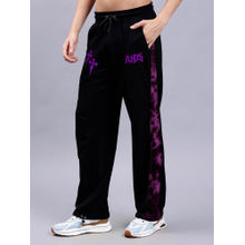 WEARDUDS Zipper Panel Trackpants Purple