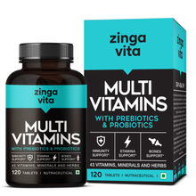 Zingavita Multivitamin Tablets for Enhanced Energy, Stamina, Immunity And Skin