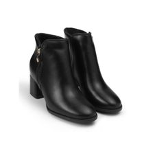 MODARE Black Block Heel Chelsea Boots