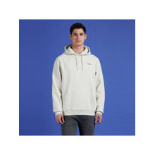Pepe Jeans White Back Print Full Sleeve Oversized Hoodie
