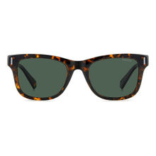 Polaroid Unisex Green Rectangle Full Rim Sunglass (51)
