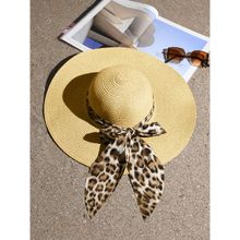 Toniq Animal Print Scarf Summer Vacation Beach Hats for Women